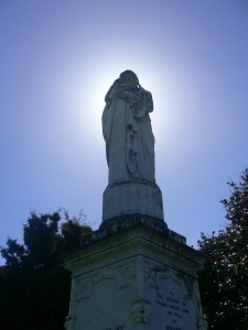 Moutua Gardens, Whanganui - memorial to Maori who died in the wars of the 1860s, especially at Moutua Island.