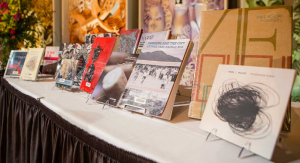 The finalists for Ngā Kupu Orā Awards in 2015 - Danny's book on Māori farming was a finalist (it's the bright red book in the centre of the picture) 