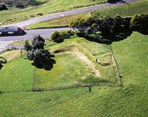 Rangiriri Battlefield today, only a portion of original Pā. British attacked from left of picture (the north). Source - Te Ara Website  