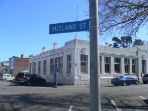 Using 'war and law' to subdue Māori - the old Native Land Court Building, Whanganui,  which stands beneath site of the Rutland Stockade. 