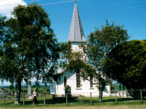 Church at Rangiaowhia battle site, in the Waikato.