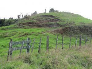 Sentry Hill, Waitara, scene of catastrophic battle for Māori, 30 April 1864.